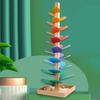 Marble Run Sound Tree Toy Children Wooden Fine Motor Skills Tree with 10 Balls Toddlers Boys Girls Educational Musical Tree Toy