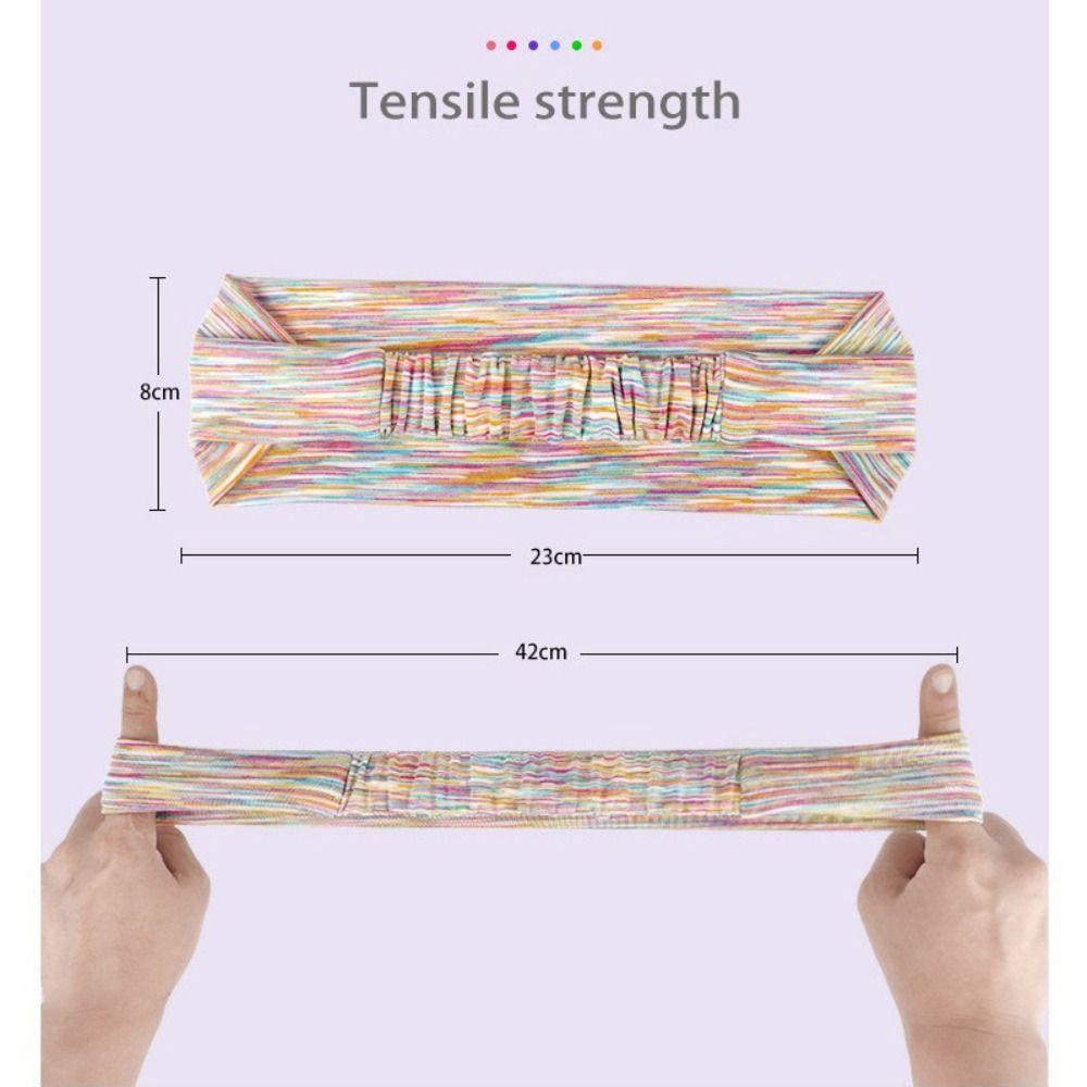 Эластичные спортивные повязки на голову, нескользящая повязка на голову, новые широкие повязки для волос, спортивные повязки