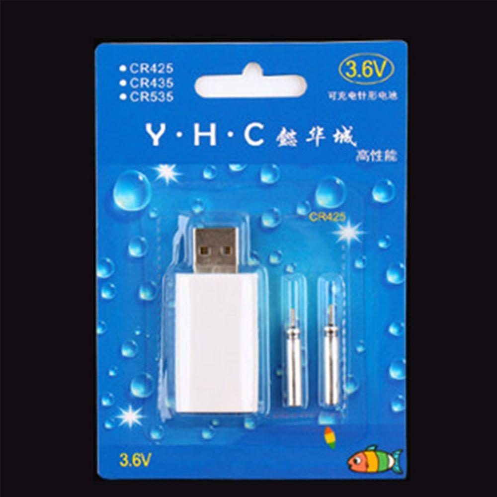 Durable Night Fishing Accessories Electronic Floats Batteries Fishing Float Battery USB Charger