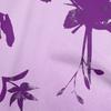 Cotton Flex Purple Fabric Abstract-Uneven Floral Silhouette Pattern Sewing Material Print Fabric By The Yard 40 Inch