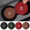 New Car Cup Holder Pad PU Leather Slot Non-slip Coaster Mat Car Styling For Nismo Juke Leaf Micra K12 Note Patrol Qashqai J11 J10 Tiida Versa