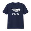 Buell Motorcycles Logo T Shirt Print  Crewneck vintage Washed Comfortable Stretched fashion Casual Breathable streetwear