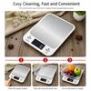 ABS Stainless Steel Top Food Scale LCD Display Baking Scale Digital Kitchen Scale  Home Kitchen
