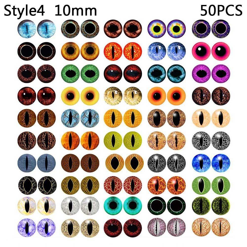 50 шт./25 пар забавные аксессуары время драгоценный камень кукла глазные яблоки глаза животных стеклянные куклы глаза DIY ремесла