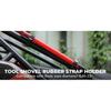 UTV ATV 0.85-2.5" Shovel Gun Rubber Anti-slip Strap Holder 1.5-3.5" Tools Compatible with Polaris RZR For Can-am X3 For Cfmoto