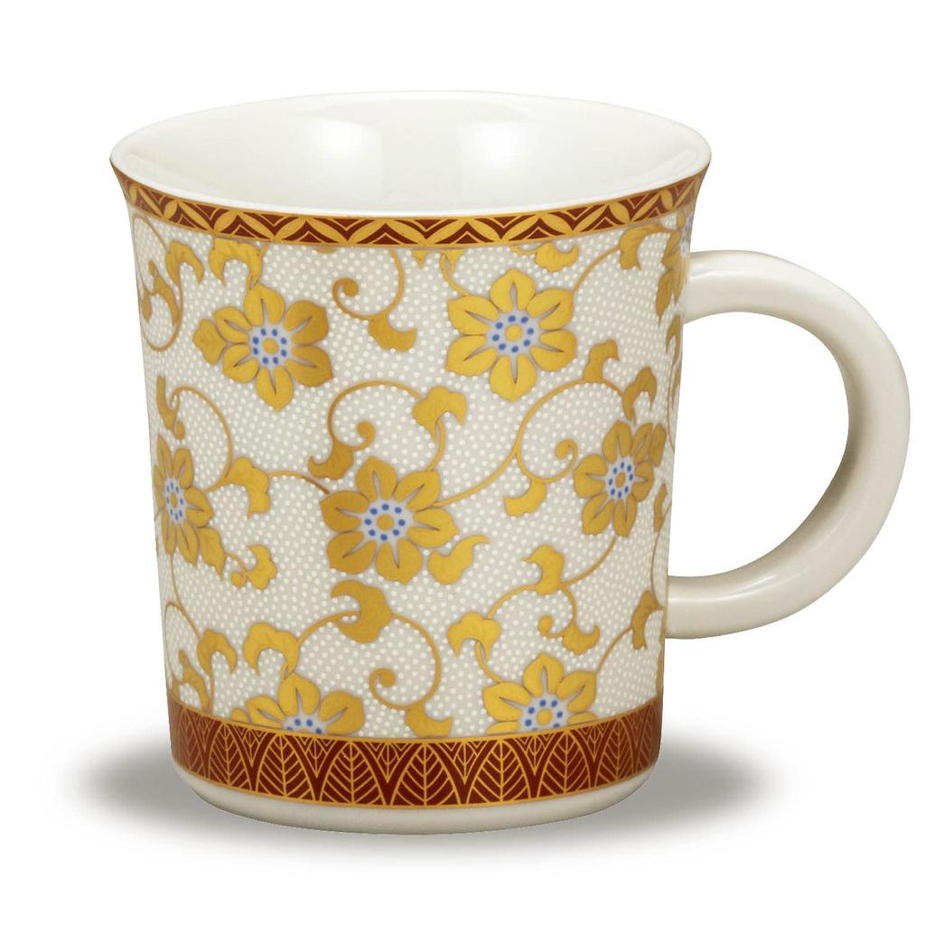 Stylish Kutani Ware Pair Mug Combination Tetsusen Sixtieth Birthday Wedding Present Gift