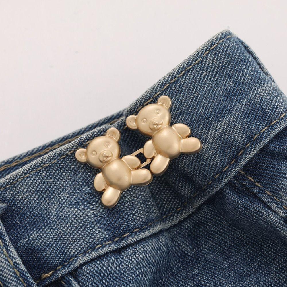 Button Clasps Jean Fit Tighten Buckles Colorful Jean Buttons for Loose Jeans  Waist Accessories