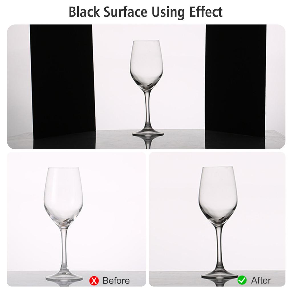 3-в-1 Картон для фотографий Картон Складной отражатель для фотографий Доска рассеивателя (черный + белый)