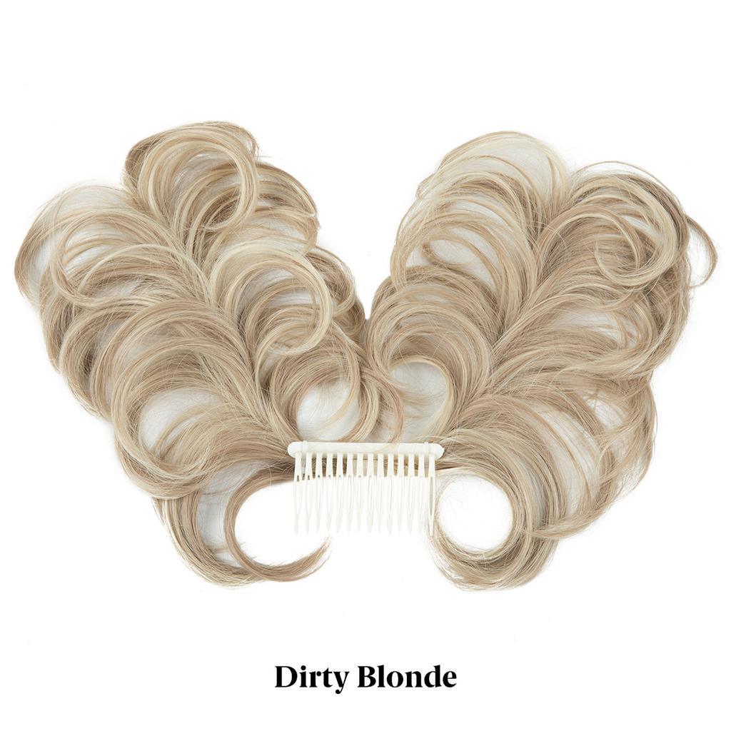 Wigs, Hair Rings, Women'S Balls, Adjustable Plug-In Comb, Fluffy Lazy Disc Hair Artifact, Wig Short Ponytail.