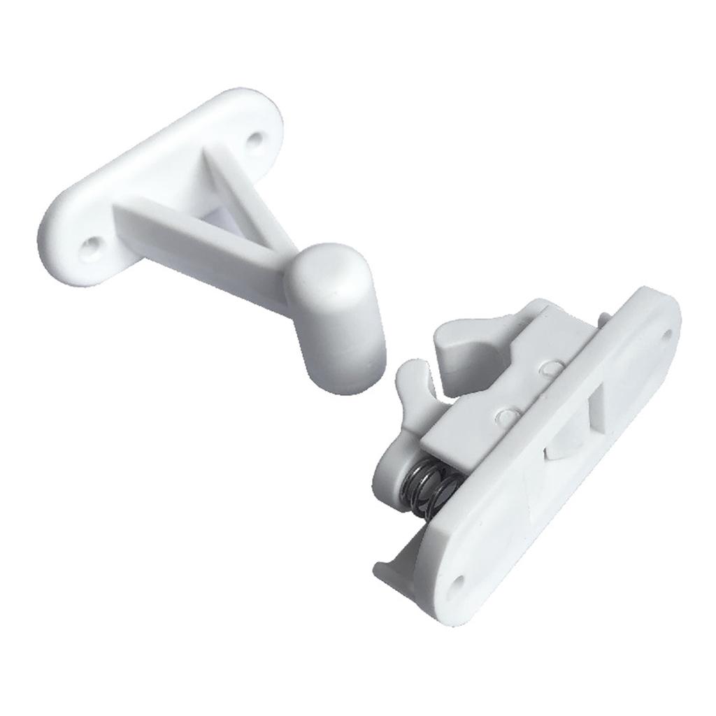 T Type Door Catch Holder Compartment Clips Trailer Stop Entry for Motorhomes Boats Caravans Cruisers Corrosion Resistant