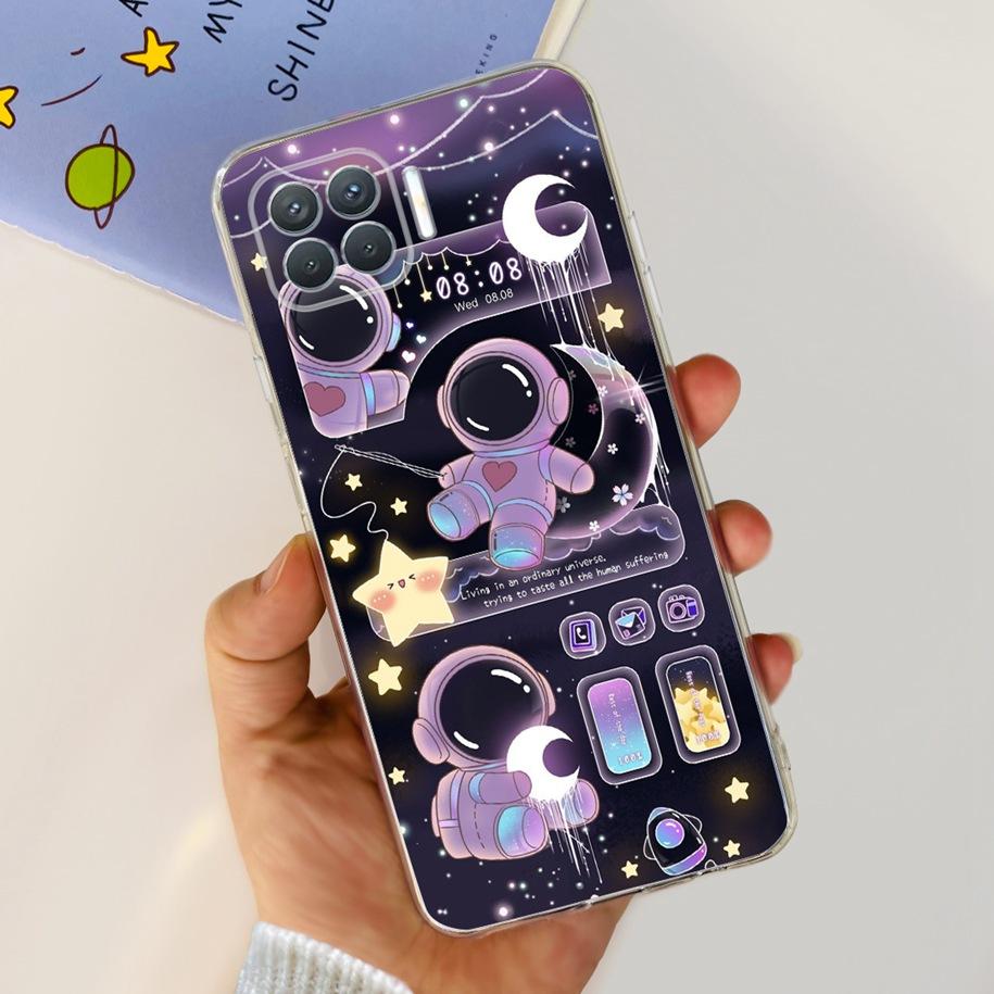 Чехол для OPPO Reno 4 Lite CPH2125 Чехол для телефона Милый Мультяшный Мягкий Силиконовый Задняя Крышка Для OPPO F17 Pro CPH2119 Coque A93 2020 Funda