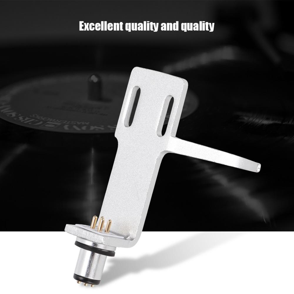 Complete Set with 4 Cables Phono Cartridge Headshell Record Player Kit  for Turntable Player