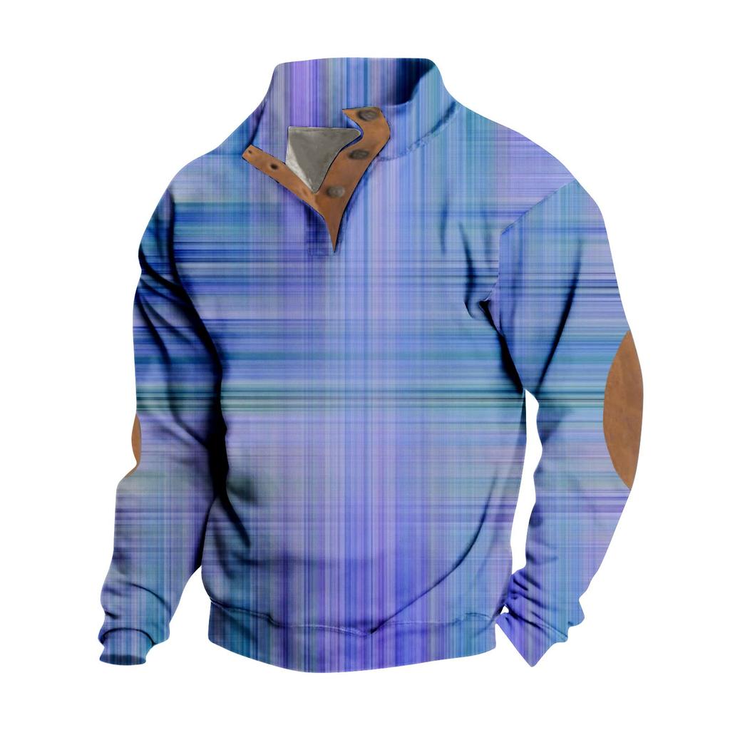 Весенне-осенняя мужская толстовка с воротником-стойкой на открытом воздухе, повседневные свитера, топы