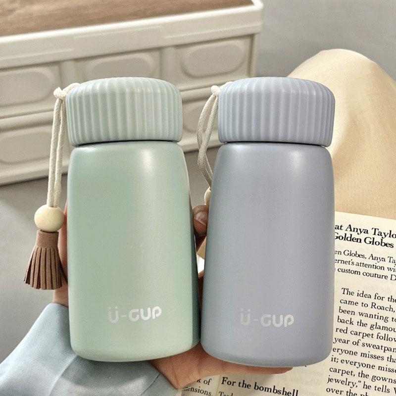 Изолированная чашка для воды 250/400 мл, небольшой портативный термоизоляционный чайник, кофейная кружка, термос