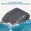 Gel Seat Cushion Summer Breathable Honeycomb Design For Pressure Relief Back Tailbone Pain - Home Office Wheelchair Chair Cars