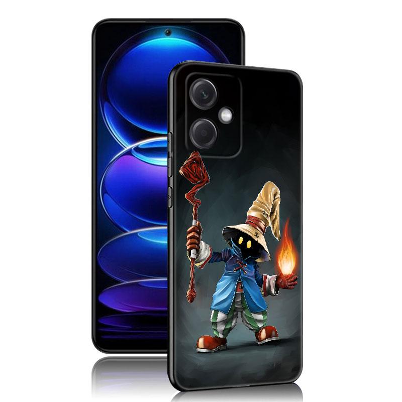 Game Final Fantasy Black Silicone Phone Case For Xiaomi Redmi Note 10 11 11S 12 13 4G 8 9 11T Pro 5G Plus 8T 9S 10S 12S