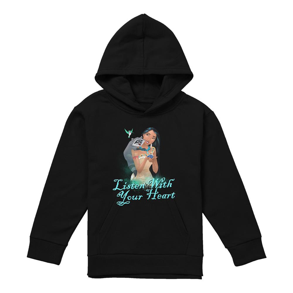 Pocahontas Childrens/Kids Listen With Your Heart Hoodie