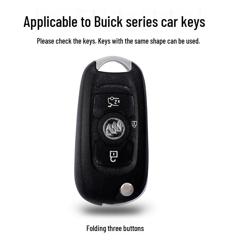 Мягкий ТПУ чехол для ключа с пряжкой для моделей Buick Verano, GL6 2016-2018 годов выпуска