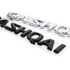 CGANEI1 Глянцевый Черно-Серебристый Эмблема Qashqai для Nissan X-trail Note Juke Sentra Patrol Navara Боковой Задний Значок Название Логотип Наклейка