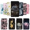 Wallet Case with Card Holder Floral PU Leather Case Kickstand Wrist Strap Shockproof Cover for Xiaomi POCO F5 Redmi Note 12S K40 9T Xiaomi 13 Civi 2