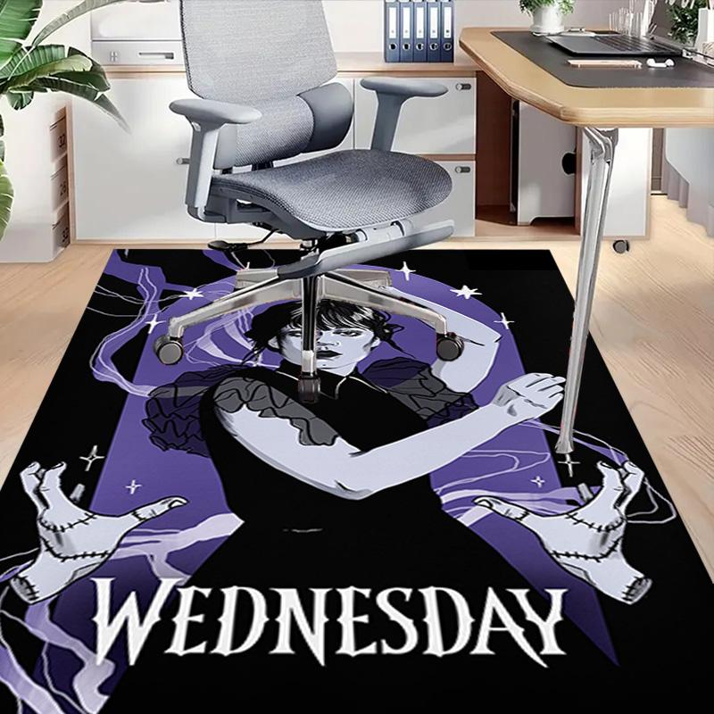 1pc Rainy Night Mystery Carpet for Playroom Bedroom Living Room Sofa Home Decor,kids Game Area Rug Non-slip Floor Mat Y82683