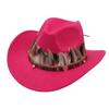 Feather Ethnic Style Top Hat Upturned Edge Western Cowboy Hat Guoluo Tibetan Tibetan Jazz Hat Hat