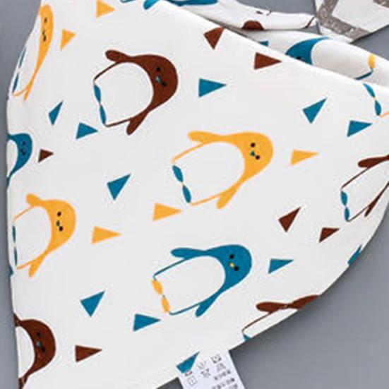 5 шт., полотенца с мультяшным узором, водопоглощающие двухслойные детские банданы, нагрудники для слюней, аксессуары для младенцев, 5 шт.