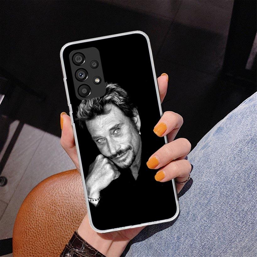 Чехол для телефона с музыкой Джонни Халлидея Для Samsung Galaxy A17 A16 A15 A14 A13 A57 A56 A55 A54 A53 A37 A36 A35 A34 A33 A26 A25 A24 A23