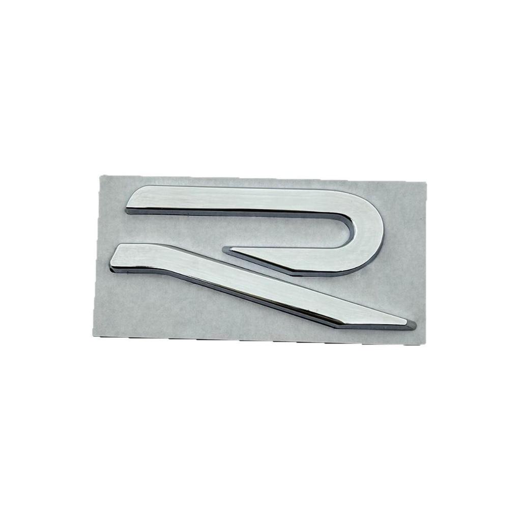 Black Warrior Golf 8 R-Line Rear Emblem - GTI English Letters Car Modification