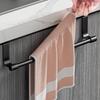 Rag Hanger Over Cabinet Towel Rack Punch-free Door Hanging Towel Racks Towel Storage Organizer