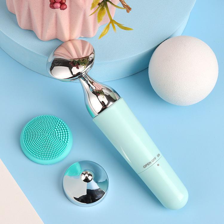 Electric Facial Cleanser: Lifting & Firming Beauty Tool, Vibration Massager, Ion Introduction Device.