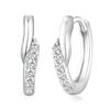Hoop Earrings for 925 Ring Stylish Gift for Christmas KRKC&CO Women, Silver, Hypoallergenic, 13mm, Small, Non-Worn Earrings, Accessories, Women,