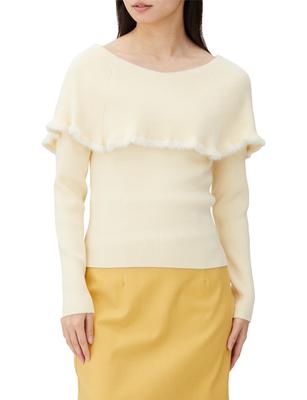 [Jill by Jill Stuart] Двусторонний кейп из фактурной вязки