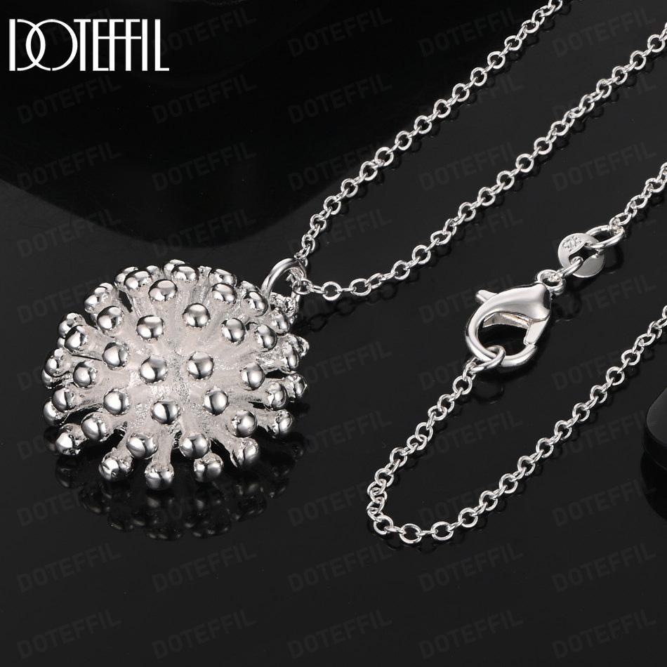 Подвеска-ожерелье с подвеской в виде фейерверка из стерлингового серебра 925 пробы Модные украшения