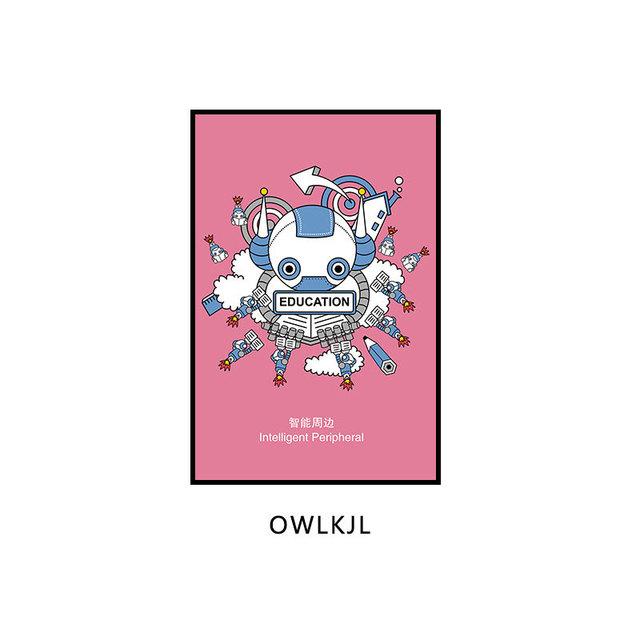 Современная офисная декоративная живопись Электронная коммерция Учебное заведение Интернет-компания Картины Технология Смысл Настенные фрески Холст