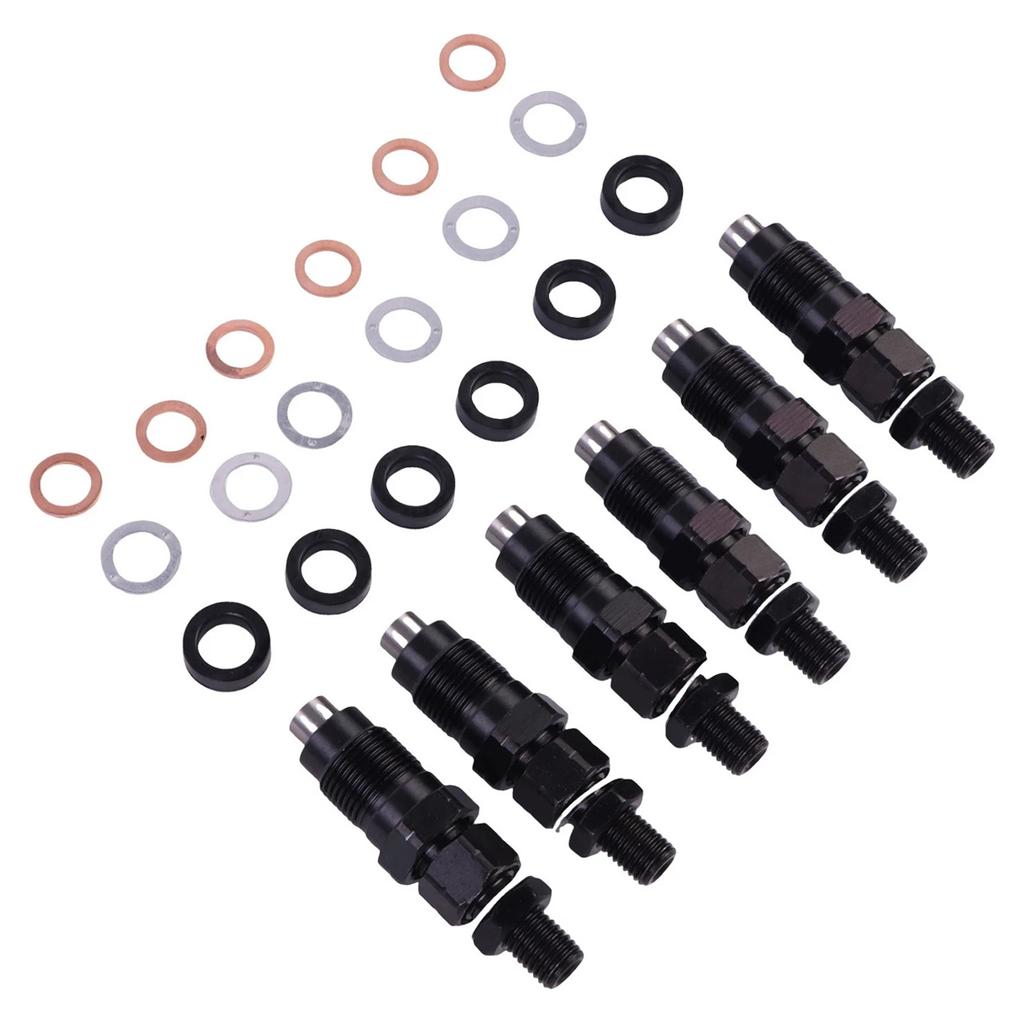 6Pcs Fuel Injector For Toyota 3L Hilux Hiace 2.8L Engine 23600-59105