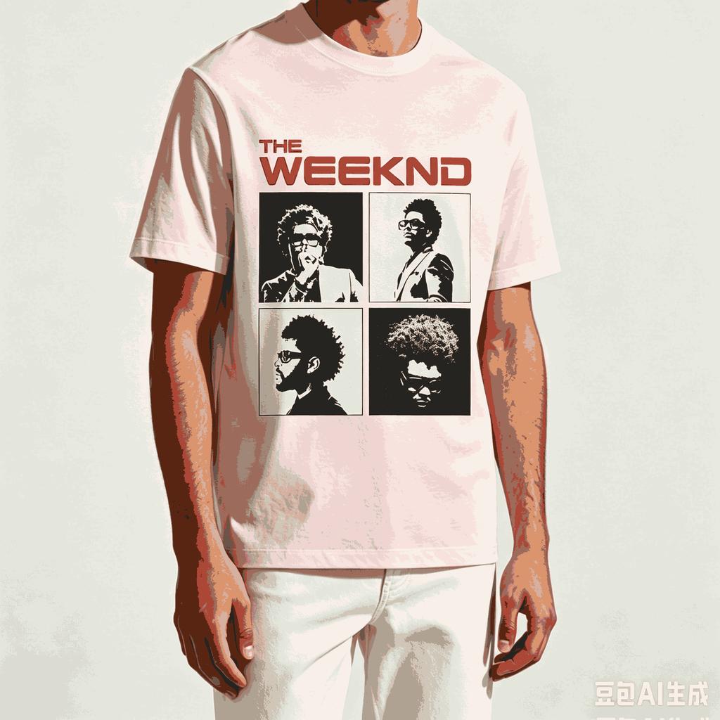 The Weeknd For Fan Gift Tshirt Unisex Unisex Harajuku Oversized Unisex Short Sleeve Streetwear High Quality Couples Classic Soft