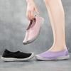 New Large-size Women's Shoes Medium Mother Shoes Fly-woven Breathable Mesh Bag Head Flat Shoes Casual Shoes Women