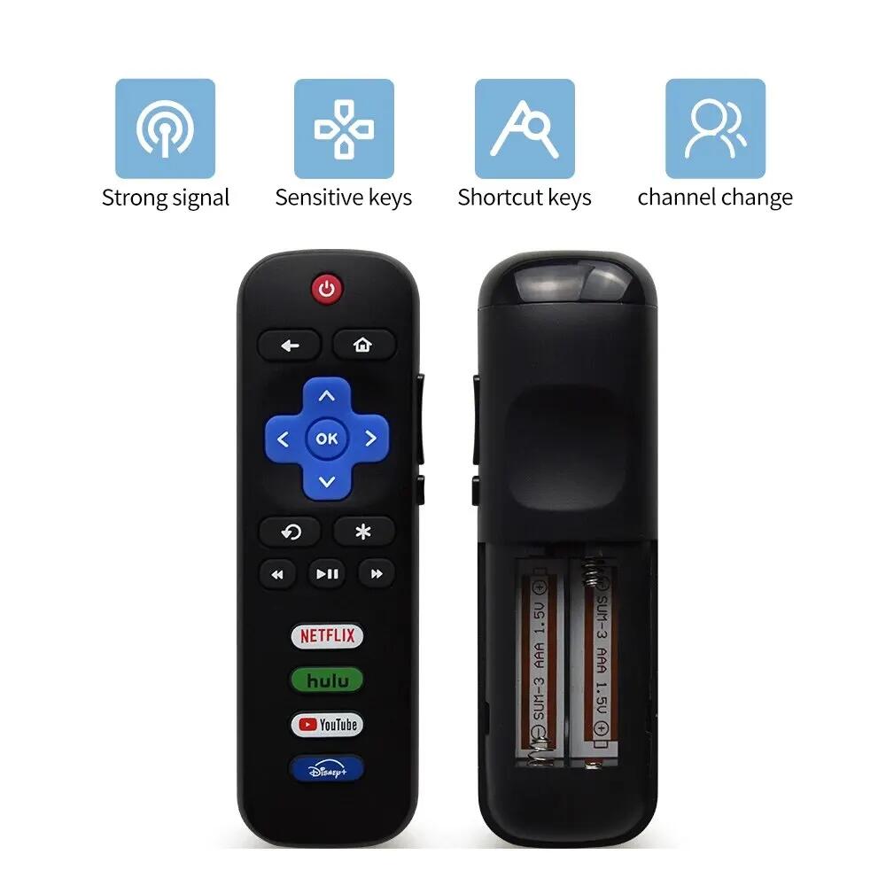 Universal Remote Control For TCL Roku TV Hisense Television Compatibility Stable Signal Remote Control (Not for Any Stick Or TV)