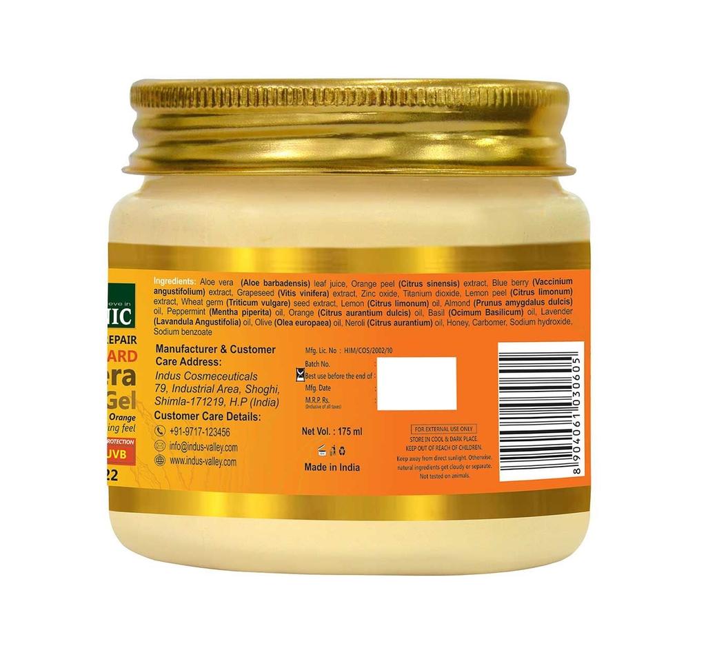 Солнцезащитный гель с Алоэ вера (175 мл), Sun Guard Aloe Vera Gel, Indus Valley
