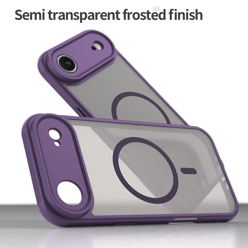Для iPhone 17 Air 17 Чехол Полупрозрачный Матовый Матовый ПК+ТПУ Защита от отпечатков пальцев Полупрозрачная Крышка Для iPhone17