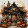 Комплекты стикеров-Kreuzstichset из Öko-Baumwolle 11 CT в стиле Halloween-Ha