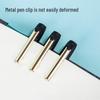 Deli 1.0mm Black Gel Pens, Bullet Tip, 12-Pack