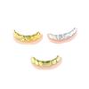 1Pc Bling Grillz Fake Teeth Bulk Halloween Birthday Party Gold Silver