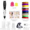 Ручка для 3D-печати с 12 цветами PLA Filament Support ABS / PLA Filament Kids DIY Drawing Gift с ЖК-дисплеем