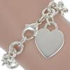 TIFFANY&Co. Вернуться в TIFFANY & Co. Браслет Сердце-бирка Серебро925 сердце 34,1 г Женский Б/у