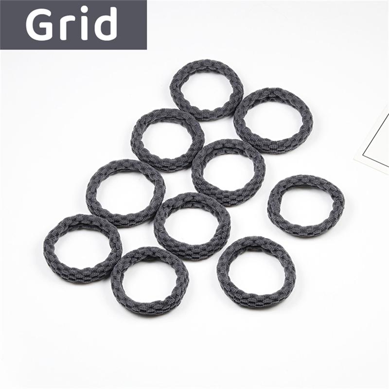 10 шт., простые базовые эластичные резинки для волос для женщин и девочек, резинки для волос, резинки для волос, модные повязки на голову, аксессуары для волос