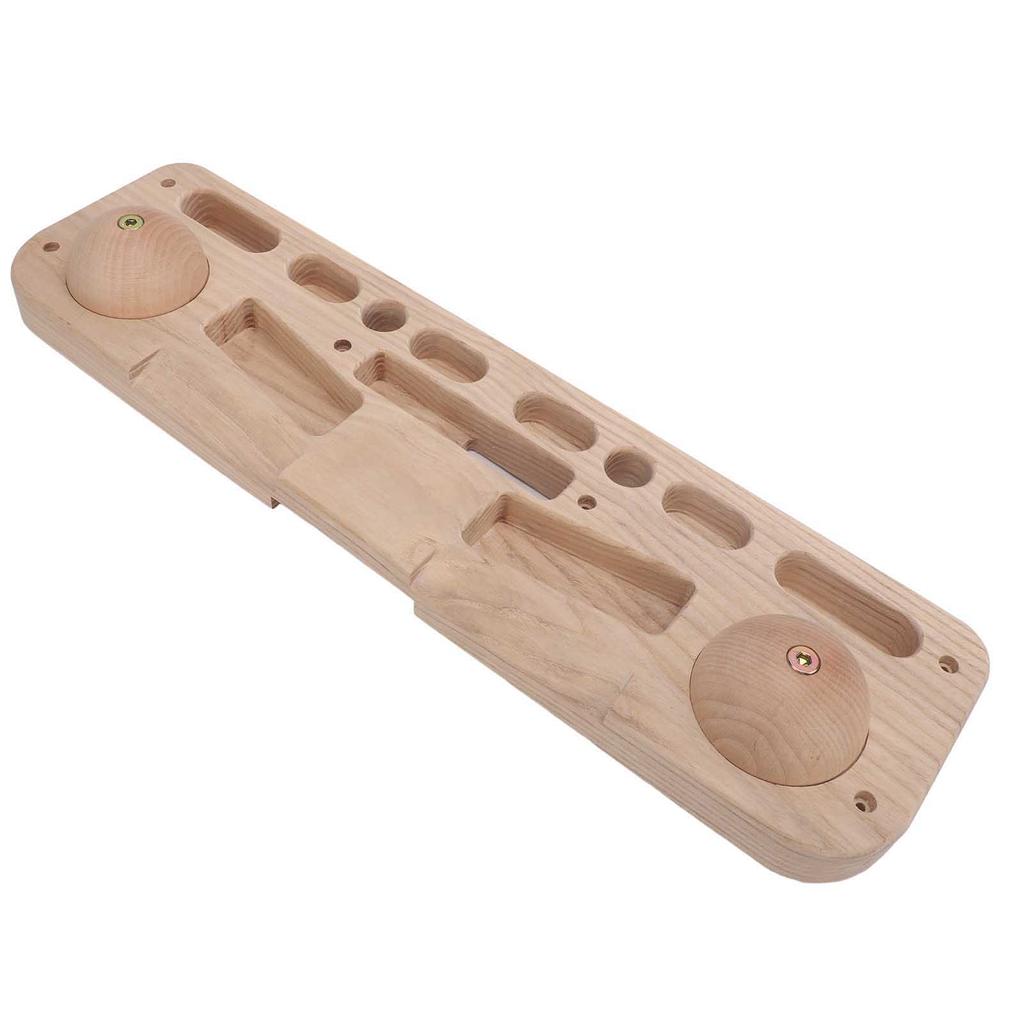 Деревянная доска для скалолазания Hangboard Fingerboard Тренировочная доска для скалолазания для развития силы корпуса и