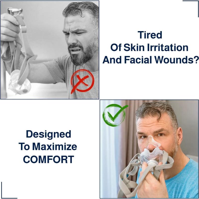 10 штук носовых подушечек для CPAP-маски - Прозрачный силиконовый гель - Удобные и многоразовые подушечки для маски для терапии апноэ во сне - Аксессуары для CPAP - Носовые