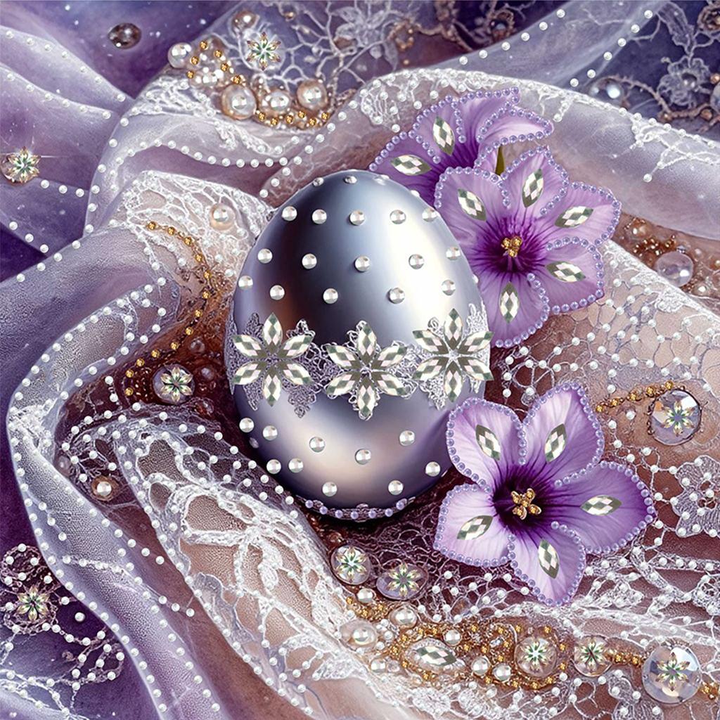 Пасхальная Специальная Форма 5D DIY Частичное Алмазное Раскрашивание Наборы для Взрослых Новичков Домашний Декор Алмазное Искусство Набор 30x30см